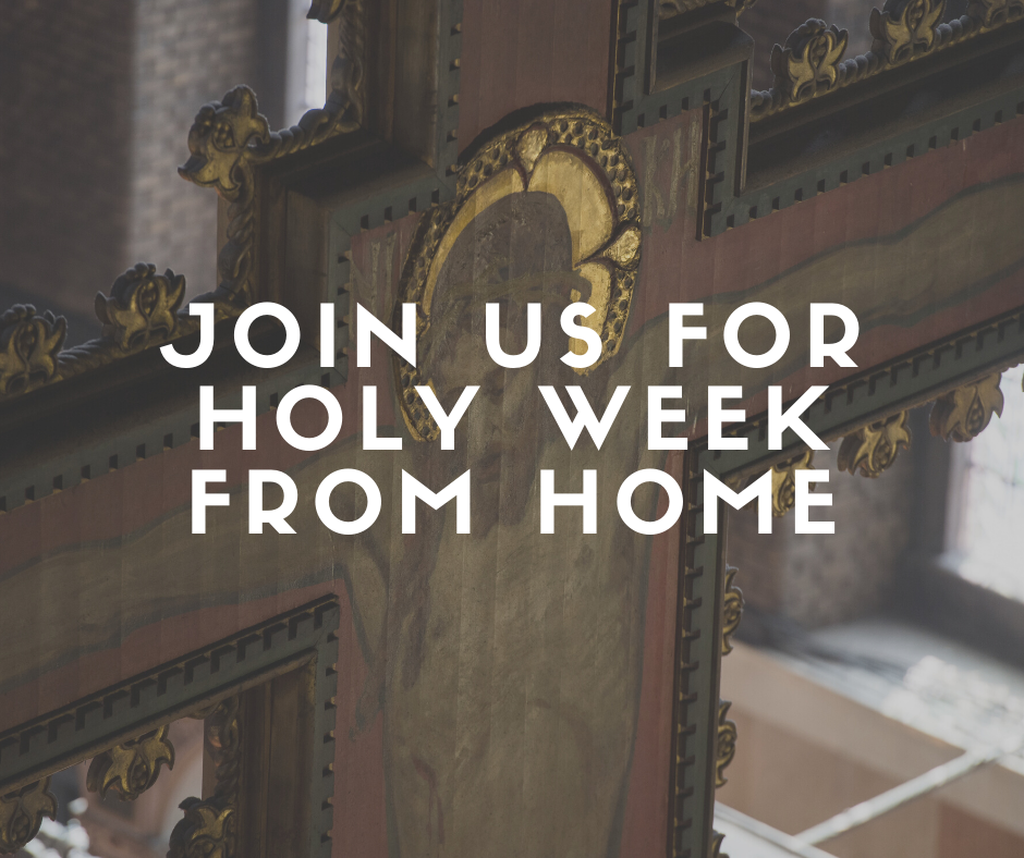 Online Masses during Holy Week Diocese of Westminster